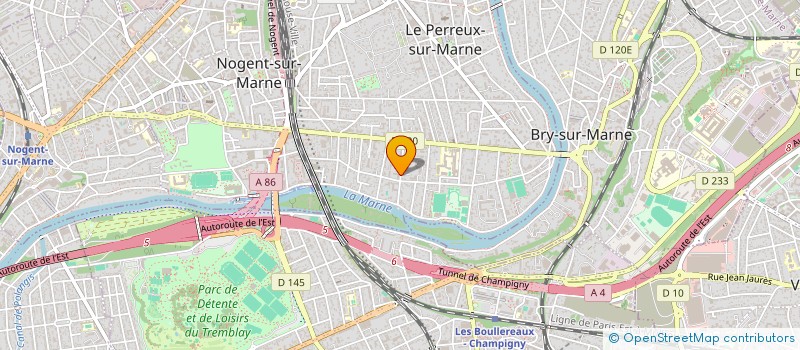 localisation de l'entreprise SCI FOCH INVEST  LE PERREUX-SUR-MARNE