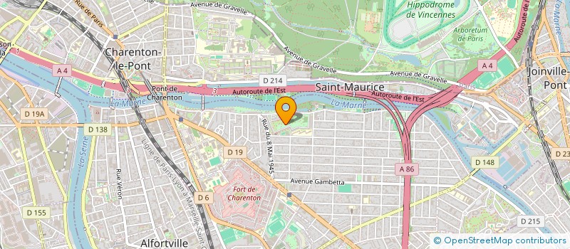 localisation de l'entreprise SCI FOCH MBONGO à MAISONS-ALFORT