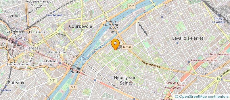 localisation de l'entreprise SCI FOCH NEUILLY à NEUILLY-SUR-SEINE