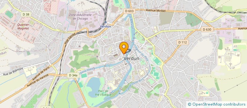 localisation de l'entreprise SCI FOCH PASTEUR à VERDUN