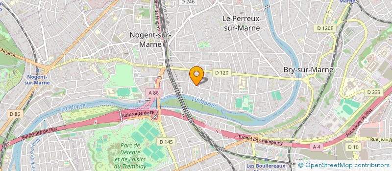 localisation de l'entreprise SCI FOCH SCHEWE & PEREIRA  LE PERREUX-SUR-MARNE