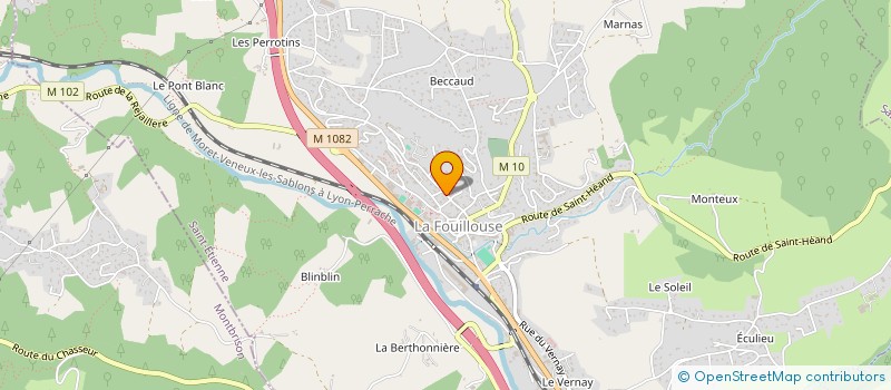 localisation de l'entreprise SCI FOCH53  SAINT-CHAMOND