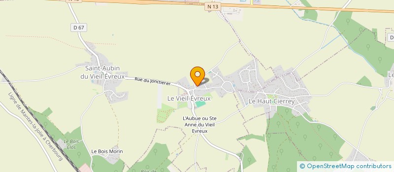 localisation de l'entreprise SCI FOCHD  LE VIEIL-EVREUX