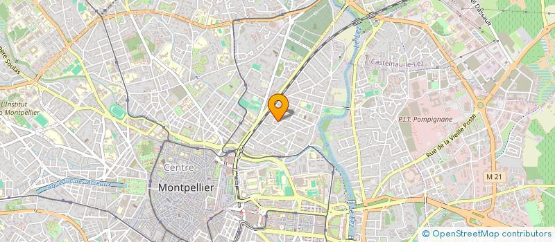 localisation de l'entreprise SCI FOCHVILLE à MONTPELLIER
