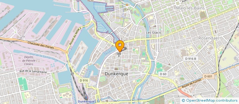 localisation de l'entreprise SCI FOCKEDEY à DUNKERQUE