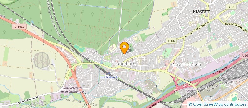localisation de l'entreprise SCI FOCOLO  LUTTERBACH