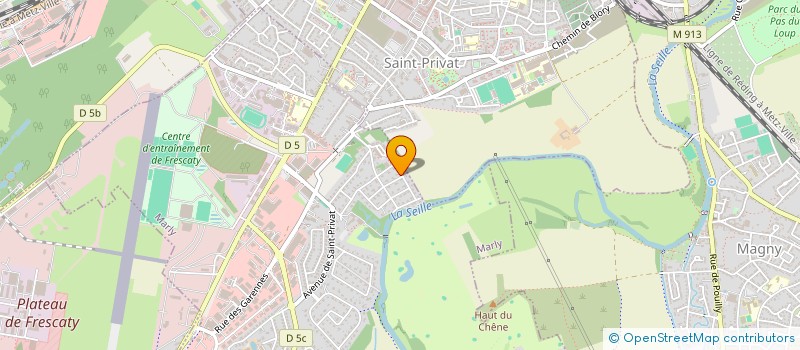 localisation de l'entreprise SCI FOCUS  MARLY