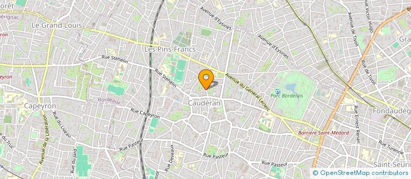 localisation de l'entreprise SCI FODERE  BORDEAUX