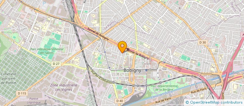 localisation de l'entreprise SCI FOEHRENBACH  BOBIGNY