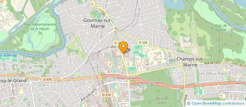 localisation de l'entreprise SCI FOFANA  CHAMPS-SUR-MARNE