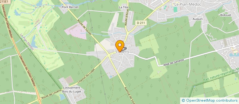 localisation de l'entreprise SCI FOFO  LE PIAN-MEDOC