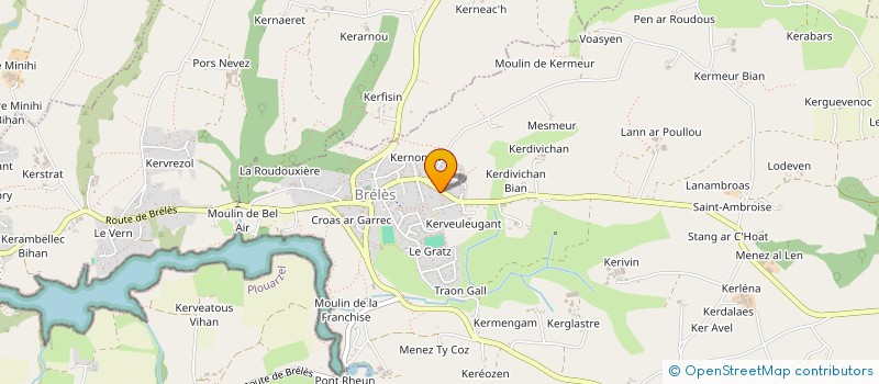 localisation de l'entreprise SCI FOFO  BRELES