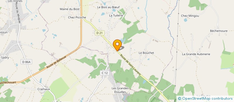 localisation de l'entreprise SCI FOG à SAINT-JUNIEN