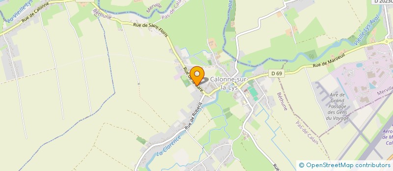 localisation de l'entreprise SCI FOINE  CALONNE-SUR-LA-LYS