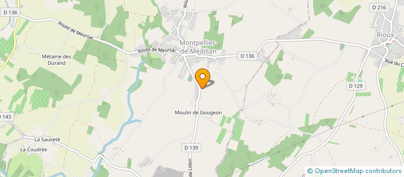 localisation de l'entreprise SCI FOIS SEPT  MONTPELLIER-DE-MEDILLAN