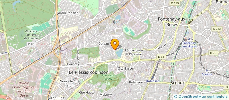 localisation de l'entreprise SCI FOISSAC R à LE PLESSIS-ROBINSON