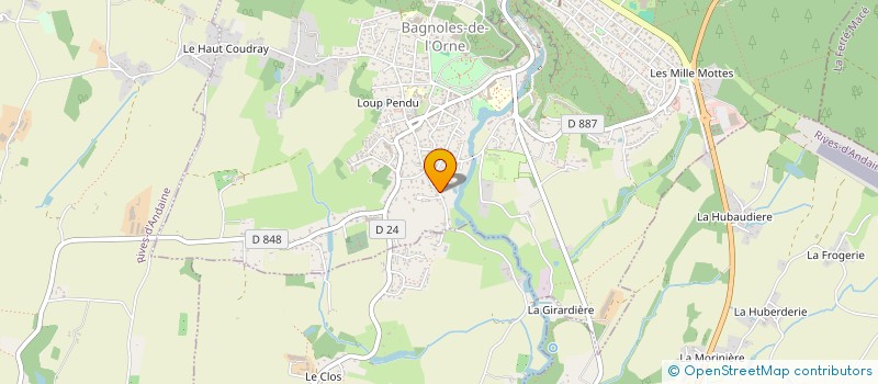 localisation de l'entreprise SCI FOJO à RIVES D'ANDAINE
