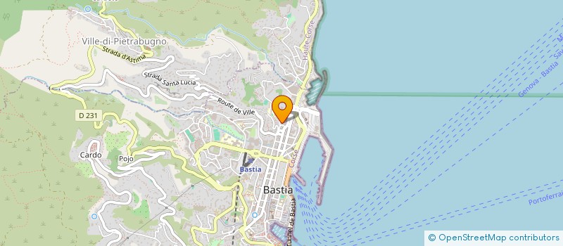localisation de l'entreprise SCI FOKS à BASTIA