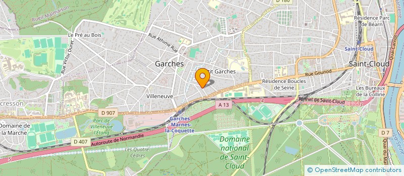 localisation de l'entreprise SCI FOLC à GARCHES