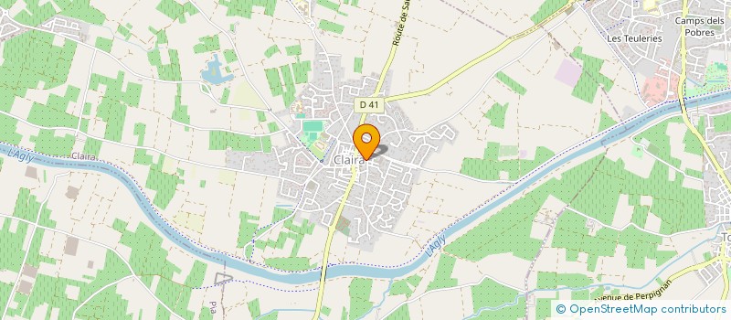 localisation de l'entreprise SCI FOLENCIA  CLAIRA