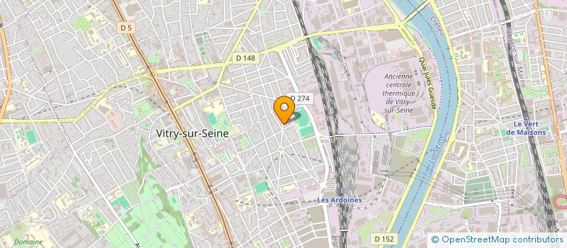 localisation de l'entreprise SCI FOLHA ET FILS IMMO  VITRY-SUR-SEINE