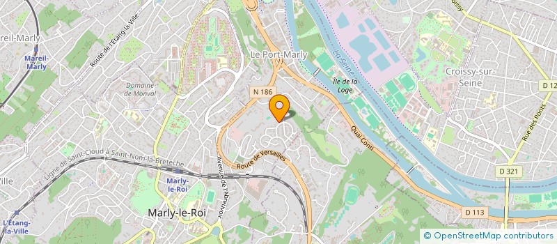 localisation de l'entreprise SCI FOLIE DE MERICOURT  LE PORT-MARLY