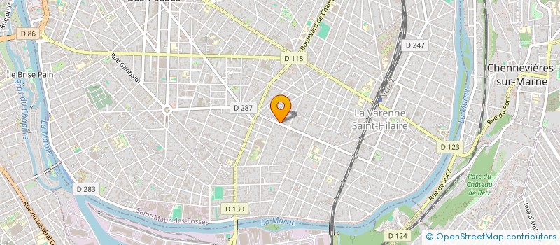 localisation de l'entreprise SCI FOLIE REGNAULT à SAINT-MAUR-DES-FOSSES