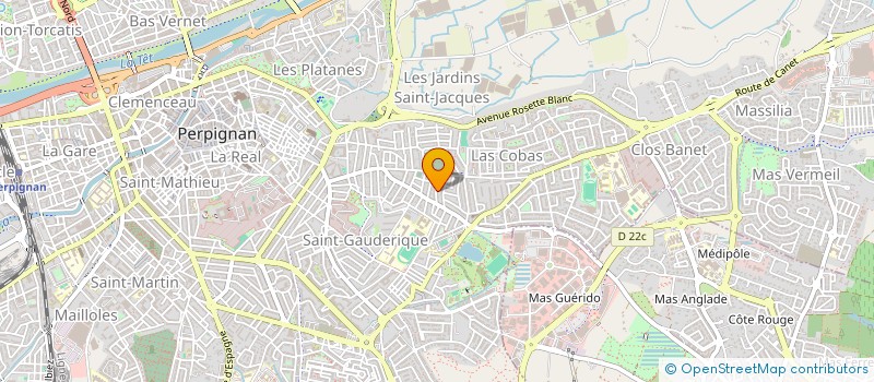 localisation de l'entreprise SCI FOLIES  PERPIGNAN