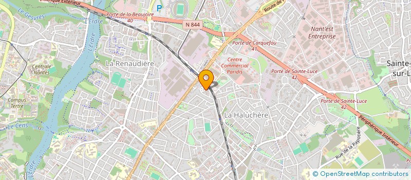 localisation de l'entreprise SCI FOLIETTE  NANTES