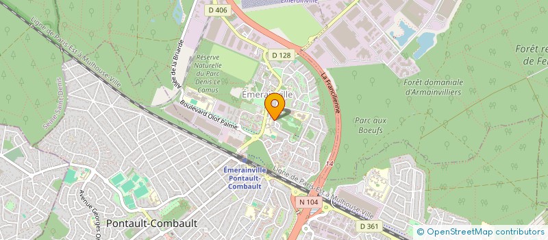 localisation de l'entreprise SCI FOLLAIN  EMERAINVILLE