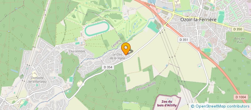 localisation de l'entreprise SCI FOLLE BLANCHE  OZOIR-LA-FERRIERE