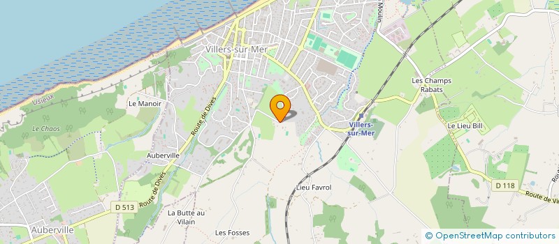 localisation de l'entreprise SCI FOLLEN  VILLERS-SUR-MER