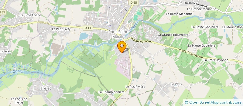 localisation de l'entreprise SCI FOLLIER  PONT-SAINT-MARTIN