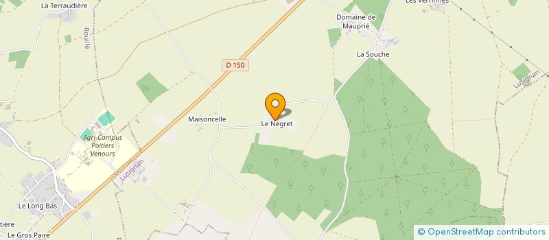 localisation de l'entreprise SCI FOLOZOLI  LUSIGNAN