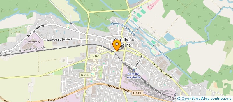 localisation de l'entreprise SCI FOM à ROMILLY-SUR-SEINE