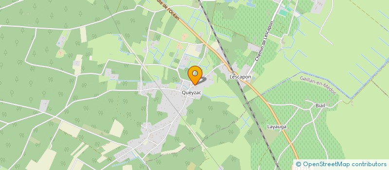 localisation de l'entreprise SCI FOMA  QUEYRAC