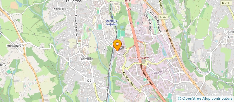 localisation de l'entreprise SCI FOMARE  DARDILLY