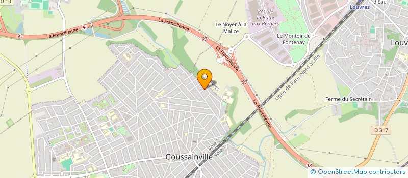 localisation de l'entreprise SCI FOMBO à GOUSSAINVILLE