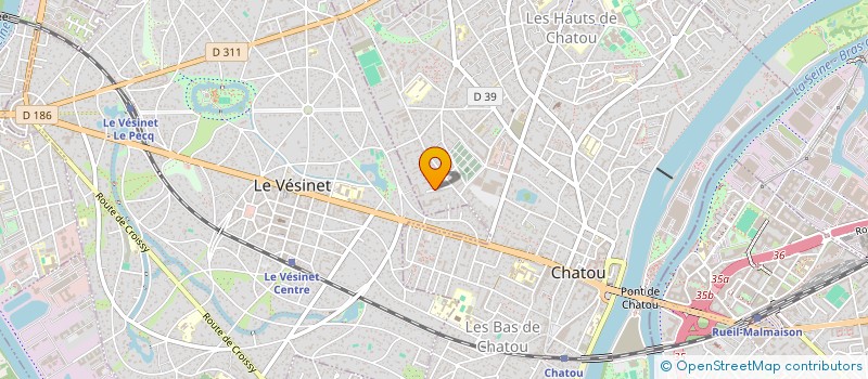 localisation de l'entreprise SCI FOMREAL D  CHATOU