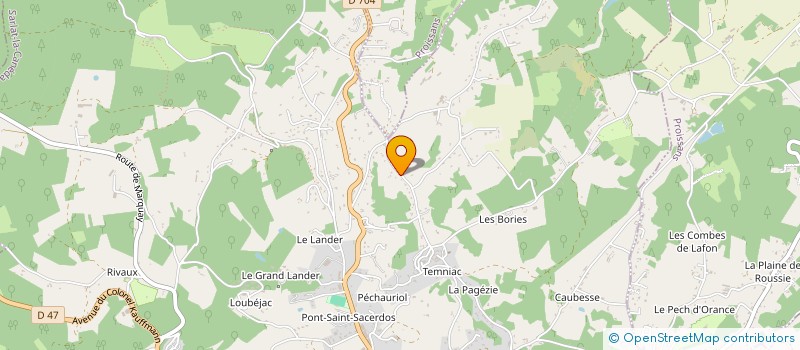 localisation de l'entreprise SCI FON CENDREUSE à SARLAT-LA-CANEDA