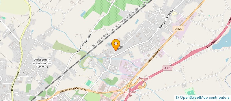 localisation de l'entreprise SCI FON-CIERP  MONTAUBAN