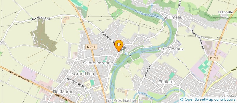 localisation de l'entreprise SCI FONBEN à NIORT