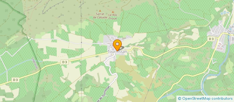 localisation de l'entreprise SCI FONCAGNAN  TOURNISSAN