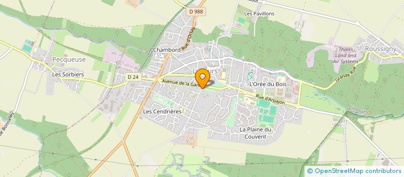 localisation de l'entreprise SCI FONCEAV à LIMOURS
