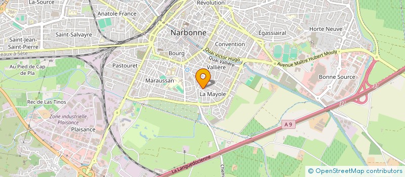 localisation de l'entreprise SCI FONCIAGRI à NARBONNE
