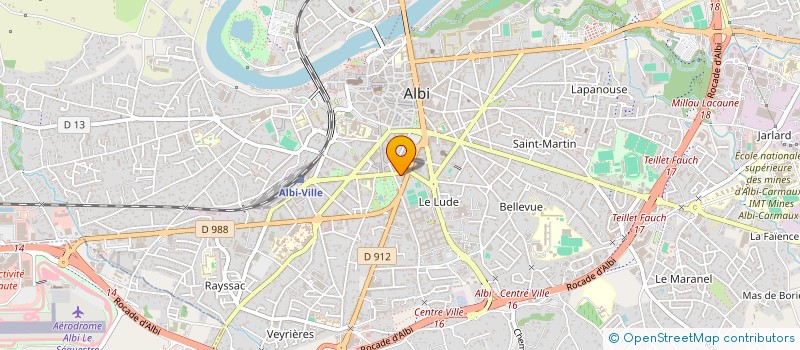 localisation de l'entreprise SCI FONCIER MAZARS à ALBI