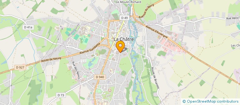 localisation de l'entreprise SCI FONCIER SAINT-GERAND à LA CHATRE