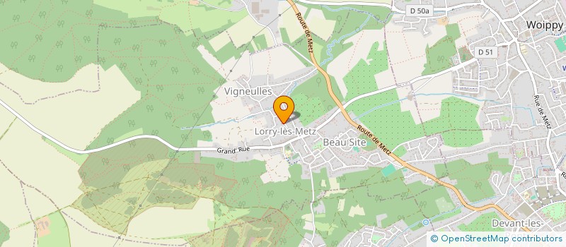 localisation de l'entreprise SCI FONCIERE 2F  LORRY-LES-METZ