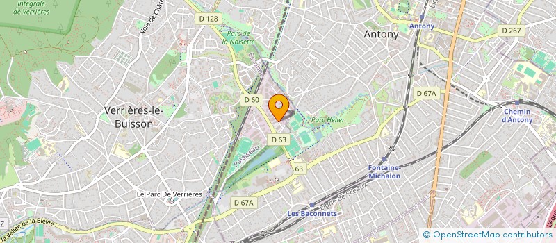 localisation de l'entreprise SCI FONCIERE 45 PENTHIEVRE à VERRIERES-LE-BUISSON