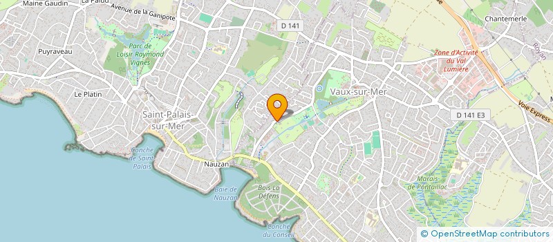 localisation de l'entreprise SCI FONCIERE BASTE  VAUX-SUR-MER